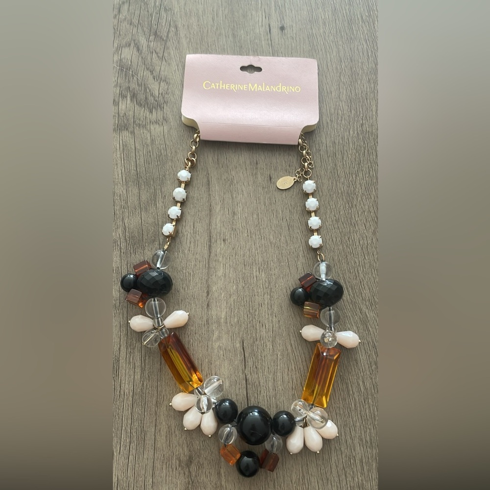 Catherine Malandrino Beaded Statement Necklace